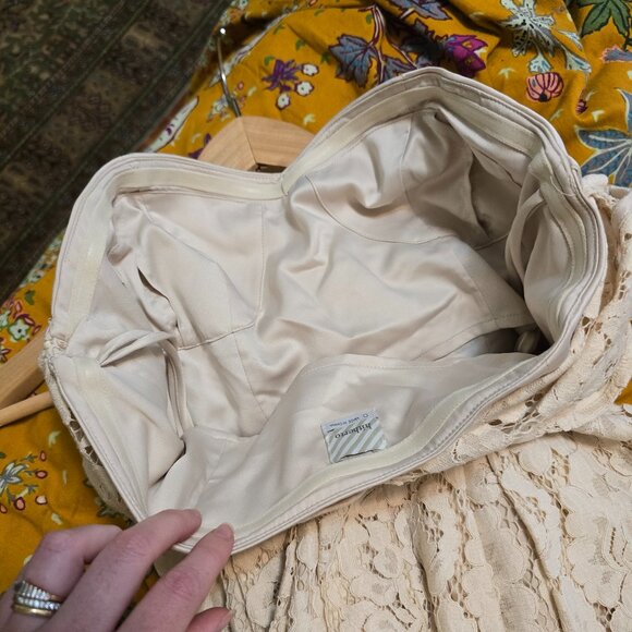 Anthropologie BHLDN Hitherto Kinsey ivory lace dress, size 0 - Picture 9 of 13